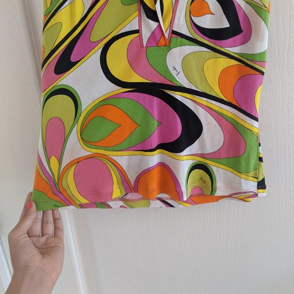 Emilio Pucci Multicolor Sleeveless Blouse - Picture 3 of 11
